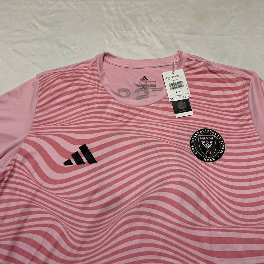 Adidas Inter Miami Lionel Messi #10 MLS Soccer Jersey Men's Size 2XL (NWT) - Picture 3 of 7
